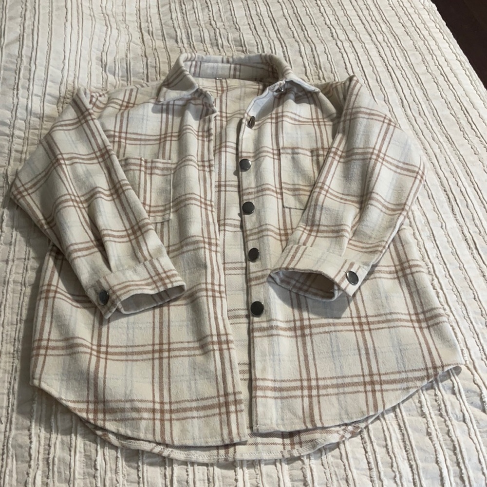 Oversized Shacket Size Medium